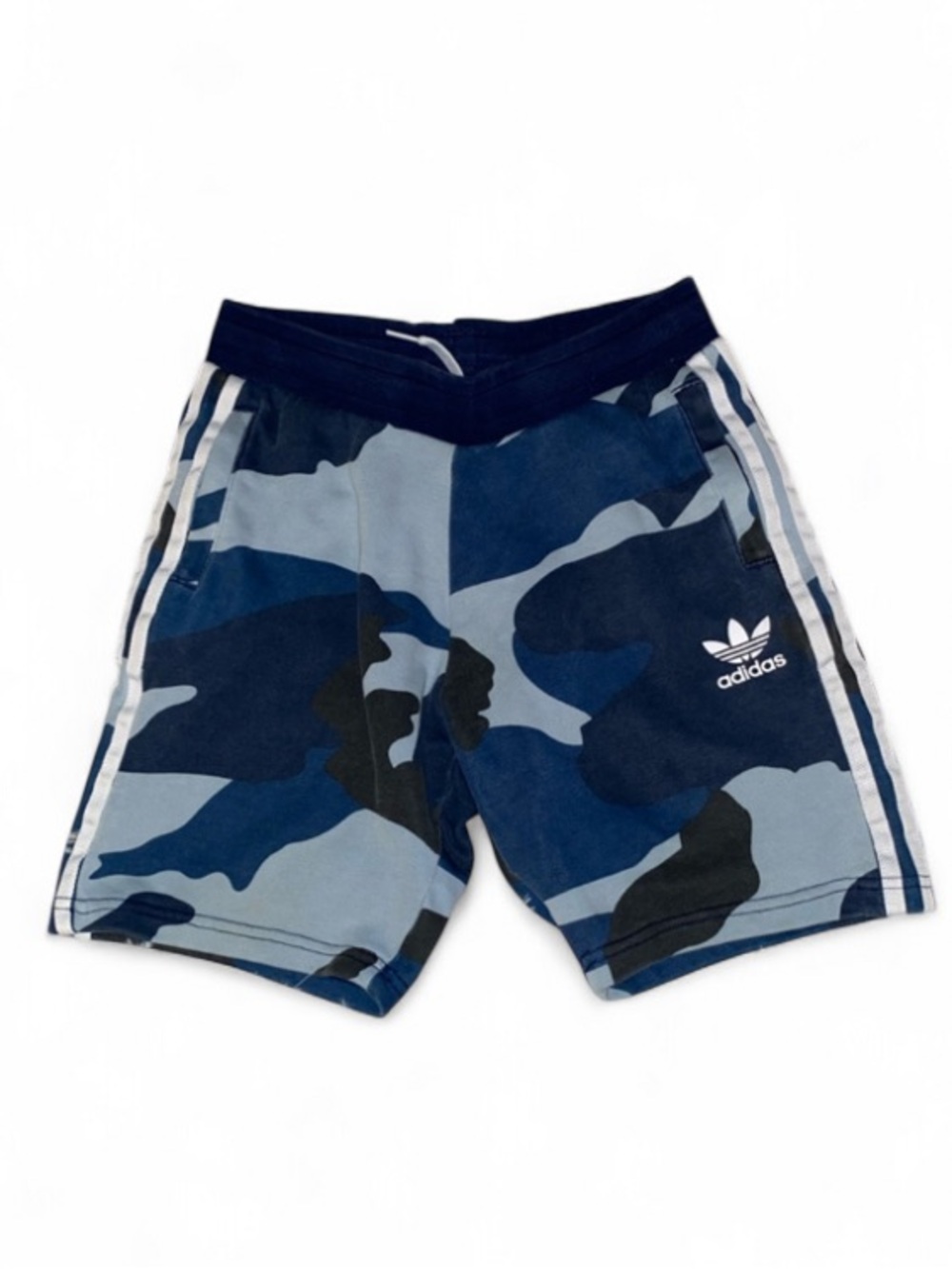 Adidas Kids Blue Camo Shorts